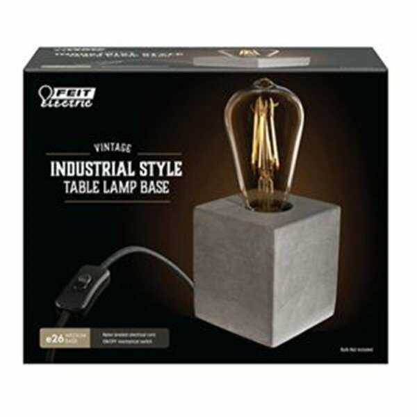 Happylight Industrial Vintage Style Table Lamp Base, Gray HA3297075